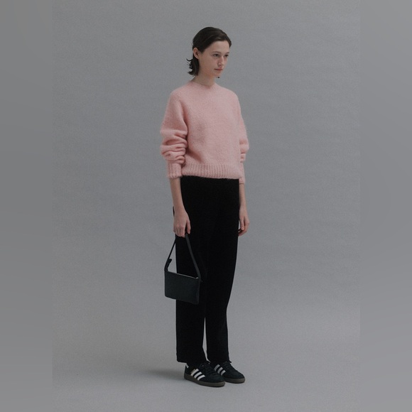 Nothing Written, Black Stretch Cotton Corduroy Straight Leg Pants - Picture 7 of 9